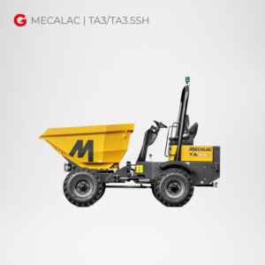 Mecalac Raddumper 3 bis 3,5 Tonnen mieten Würzburg Bamberg Umgebung