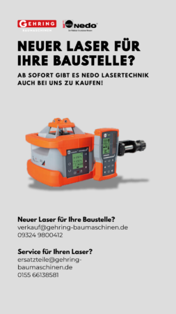 Nedo Lasertechnik Laser für die Baustelle kaufen Würzburg Bamberg